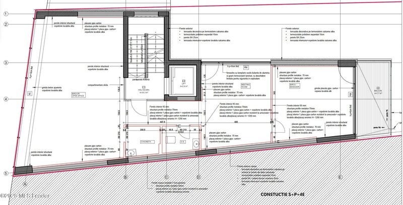 Viitorului 136  Spatiu birouri  100 mp Forty Building
